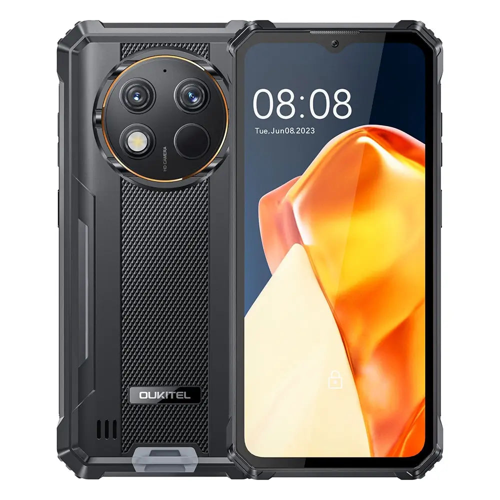 Oukitel WP28 4G Rugged Phone 6.52-inch 10600mAh Big Battery 48MP Camera  (15GB+256GB NFC)