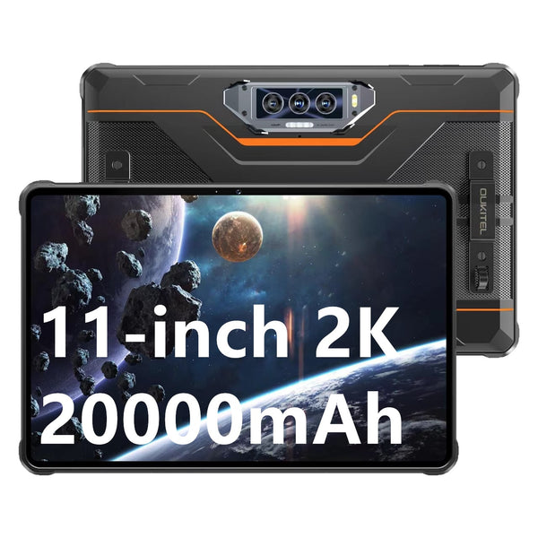Oukitel RT8 Rugged Tablet 11-inch 2K Display 20000mAh Battery 48MP Sony Camera