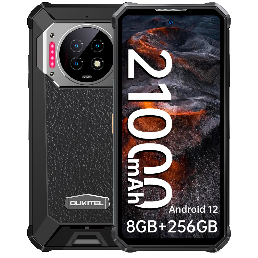 Oukitel WP28 Rugged Smartphone 6.52'' HD+ 10600mAh 8GB+256GB Android13  Mobile Phone 48MP Camera Cell Phone - AliExpress