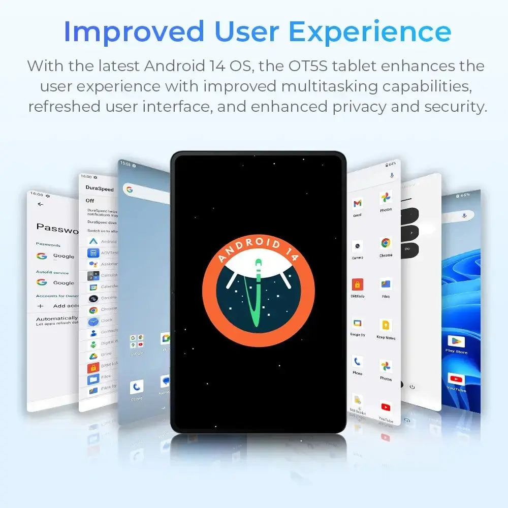Oukitel OT5S SmartTablet 12-inch 2.4K TÜV SÜD Certified 8250mAh Oukitel OT5S SmartTablet 12-inch 2.4K TÜV SÜD Certified 8250mAh