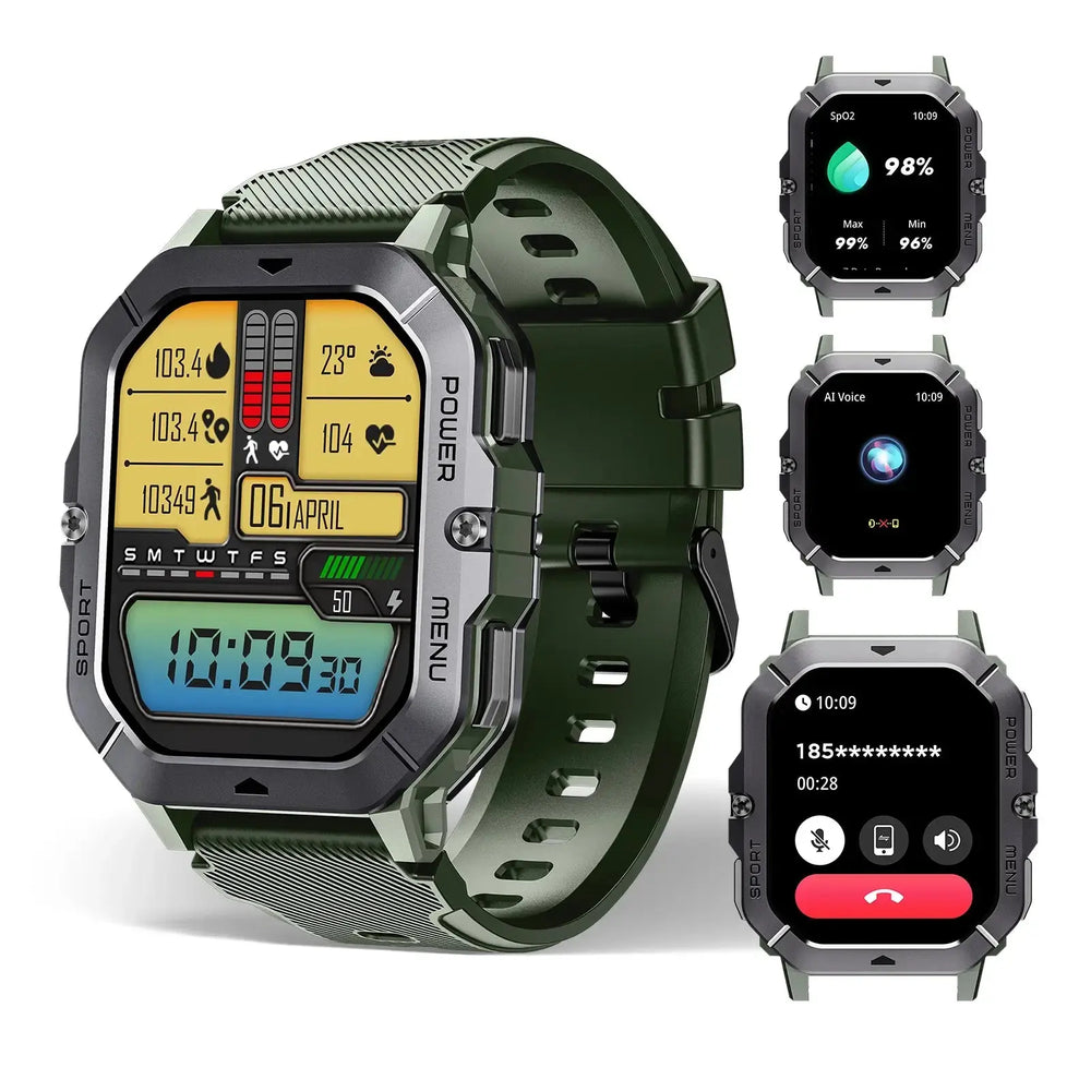 Waterproof Rugged Military Smartwatch COLMI M42 Military Grade