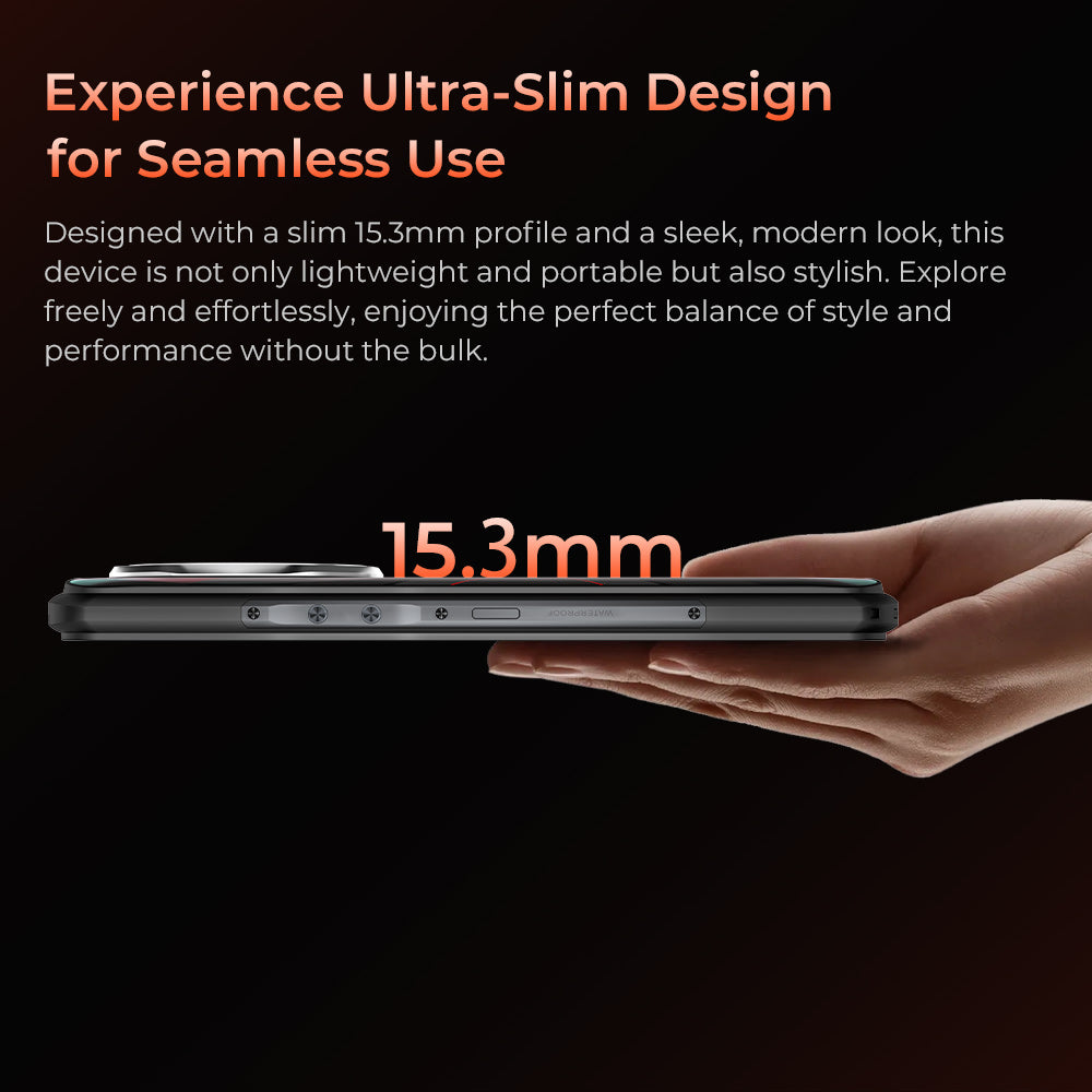 OUKITEL WP55 S 4G Rugged Phone 6.6'' FHD+ Display 11000mAh Big Battery