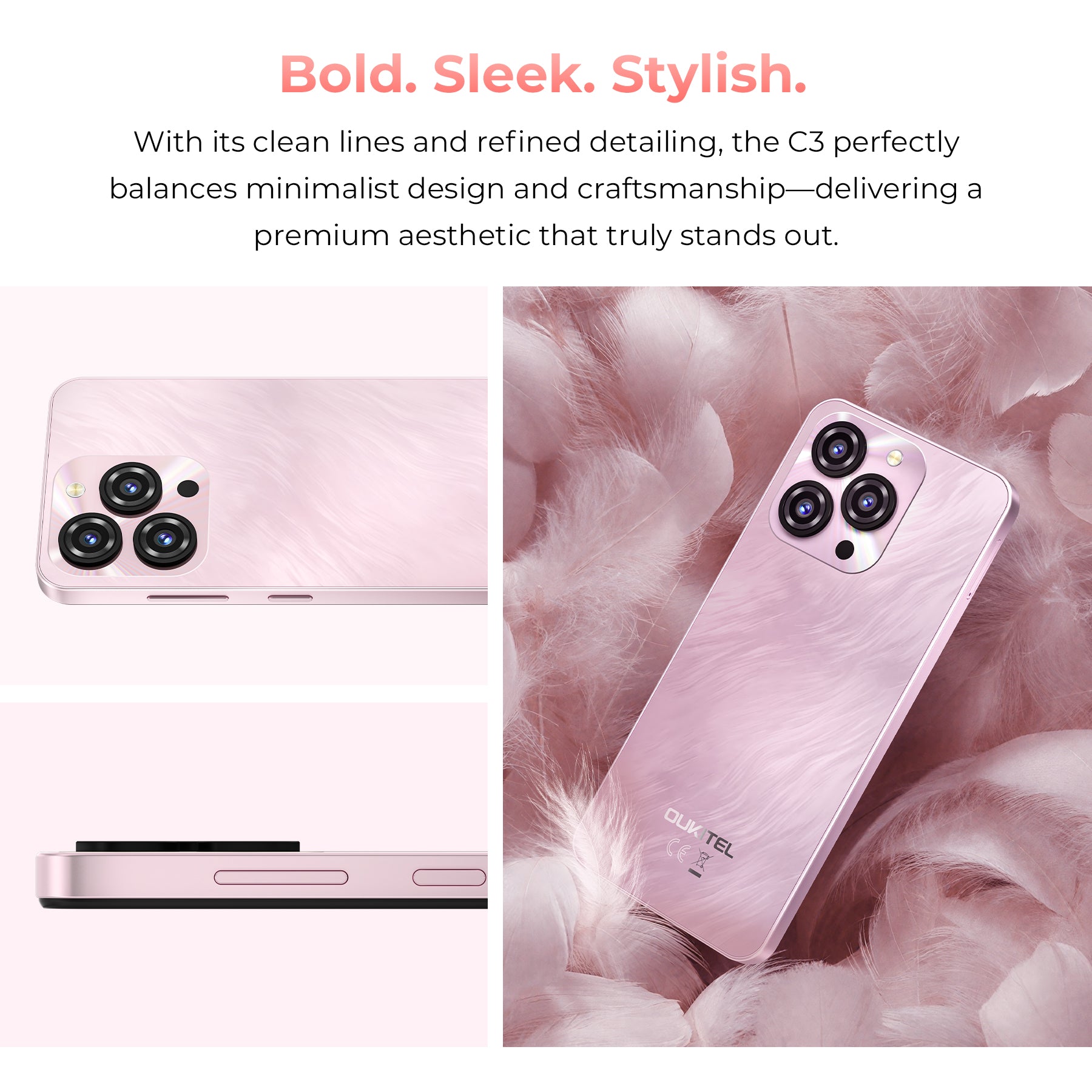 OUKITEL C3-EV 6.52-inch 5000mAh Battery 9.3mm Ultra-thin Body Smartpho