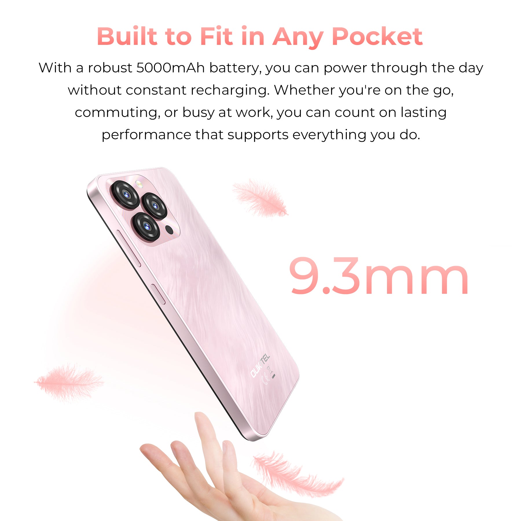 OUKITEL C3-EV 6.52-inch 5000mAh Battery 9.3mm Ultra-thin Body Smartpho