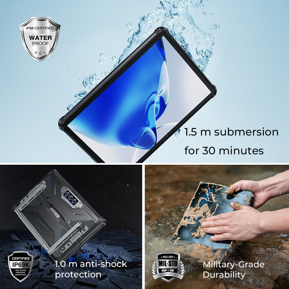 Oukitel RT7 RuggedTablet 10.1-inch 32000mAh Big Battery 48MP