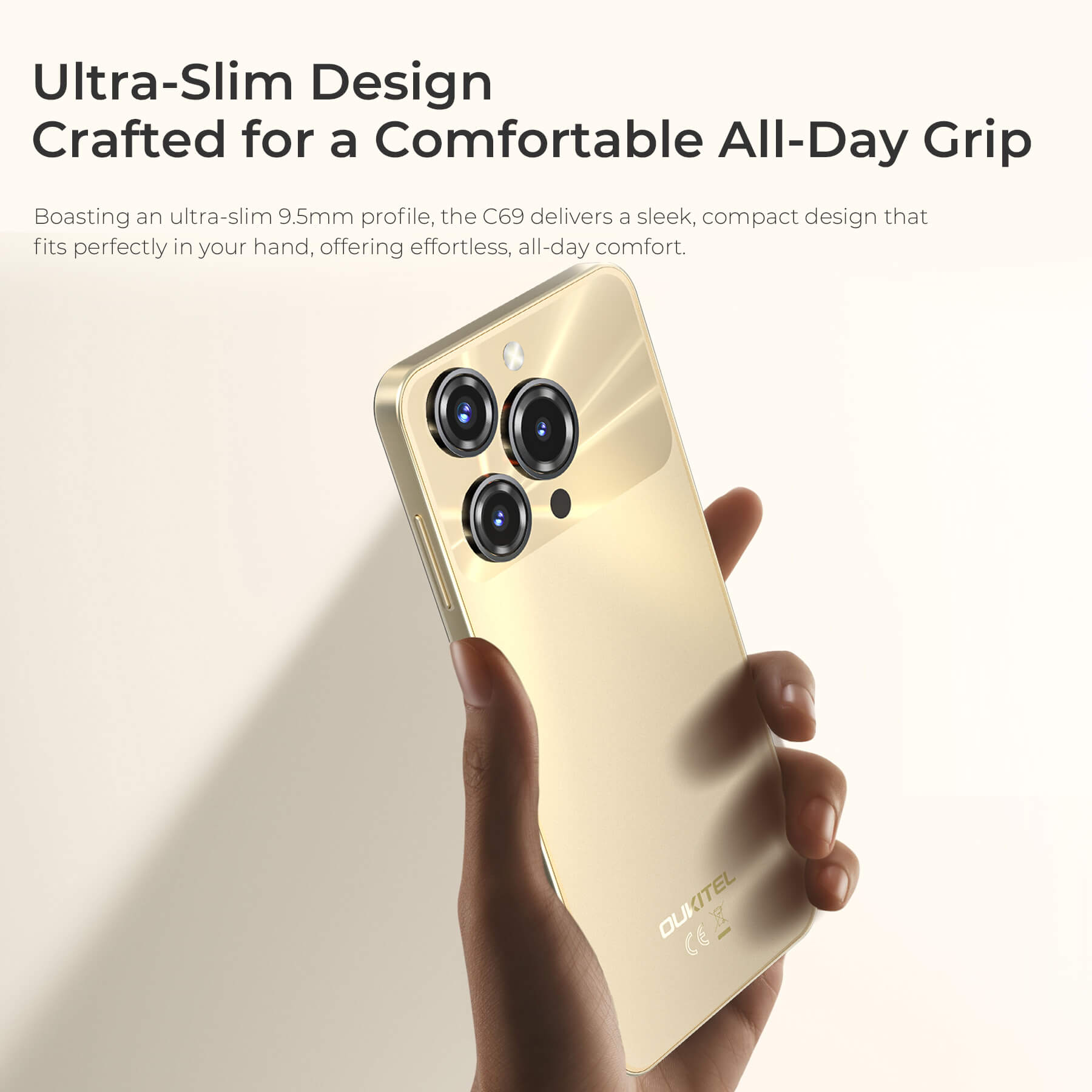 Oukitel C69 7.2-inch 6000mAh Battery 9.5mm Ultra-thin Body