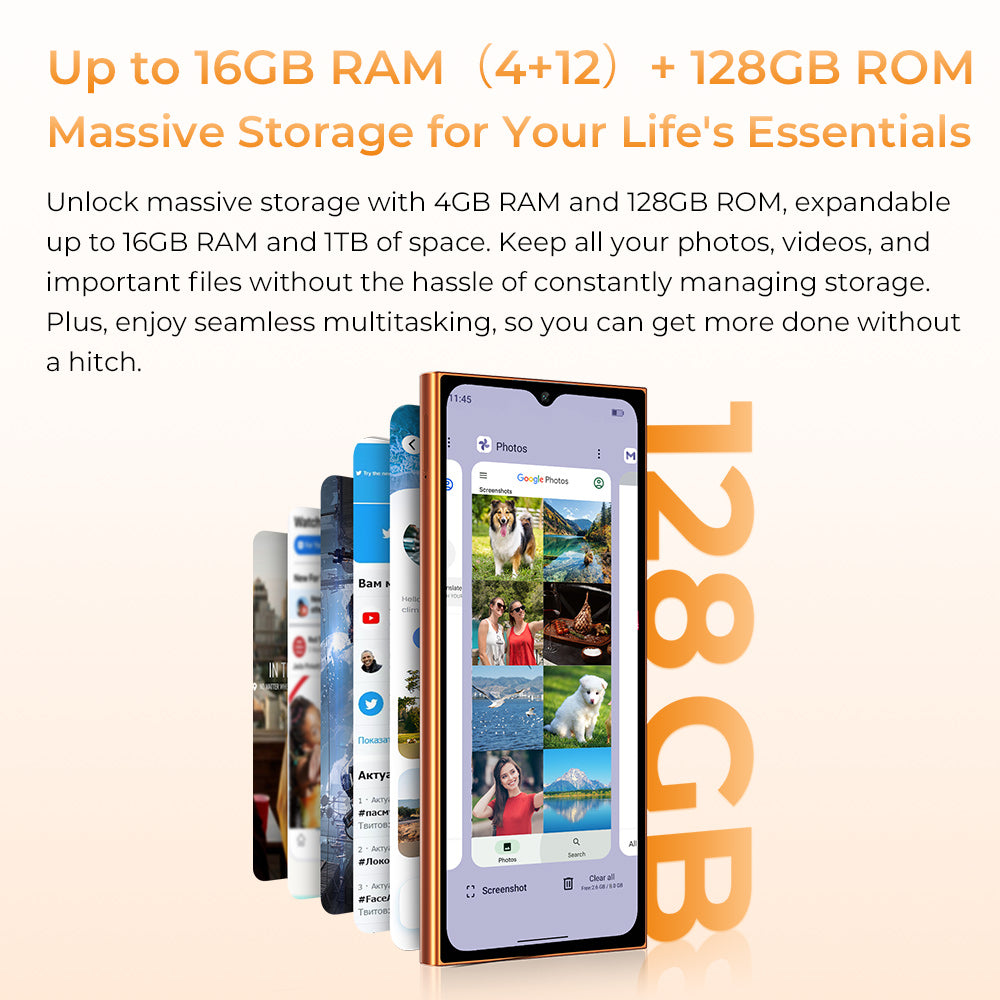 OUKITEL C72 6.88-inch 5150mAh Battery 9.5mm Ultra-thin Body Smartphone