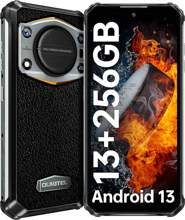 Oukitel WP28, 10600mAh Battery 15GB+256GB Android 13 6.52'' HD+