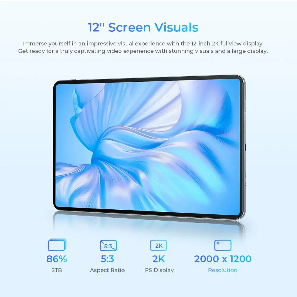 Oukitel OT5S SmartTablet 12-inch 2.4K TÜV SÜD Certified 8250mAh Oukitel OT5S SmartTablet 12-inch 2.4K TÜV SÜD Certified 8250mAh