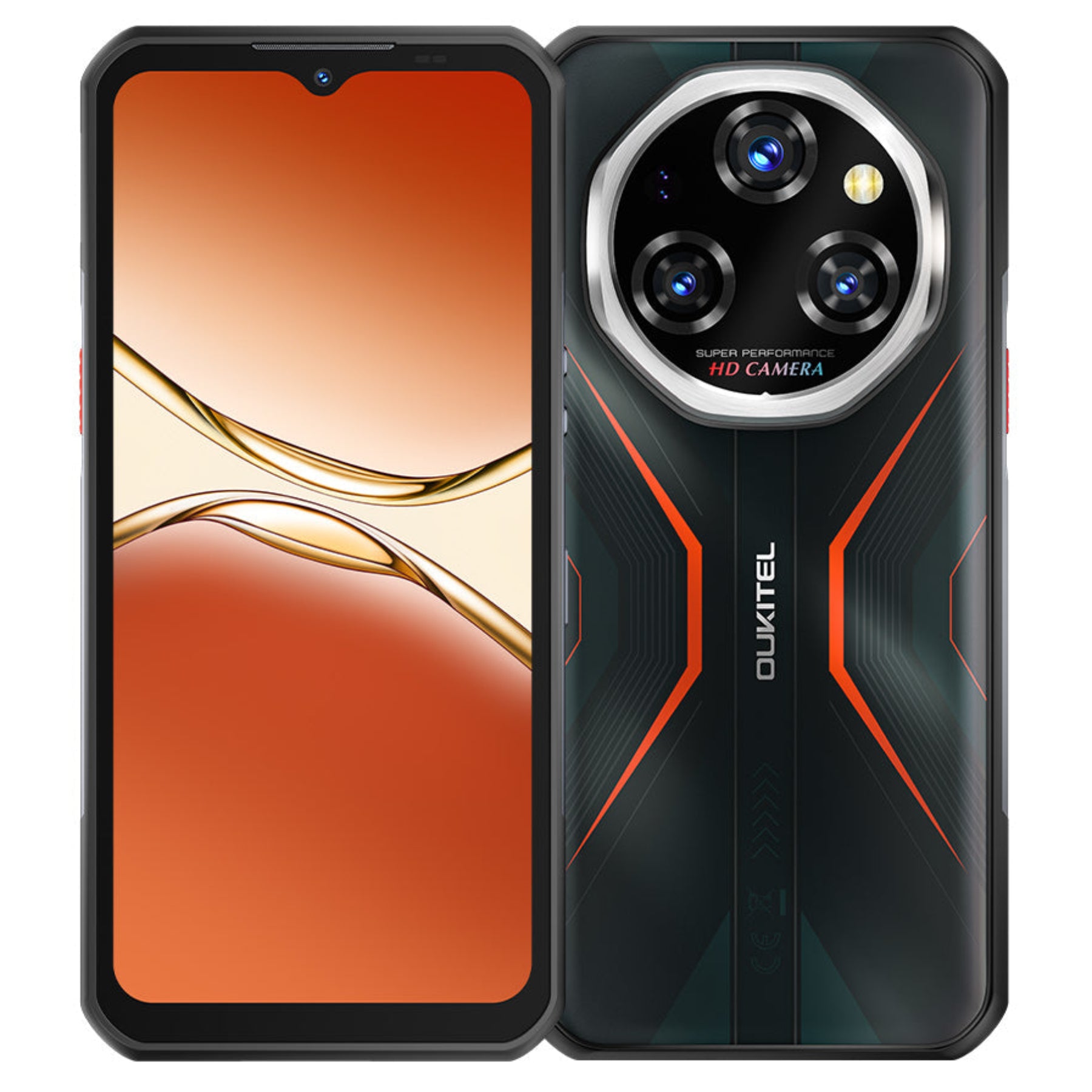 OUKITEL WP55S Android 15 タフネススマホ 512GB OUKITEL WP55 S 4G Rugged Phone 6.6'' FHD+ Display 11000mAh Big Battery