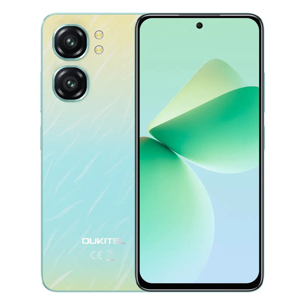 <tc>Oukitel</tc>Teléfono inteligente C58 Pro con batería de 5150 mAh, pantalla HD+ de 6,7&quot;, perfil delgado de 8,7 mm (24 GB de RAM + 256 GB de ROM)