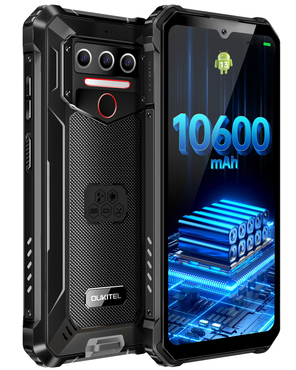 Oukitel WP23 10600mAh Waterproof Military Grade Phone (4+64GB NFC 