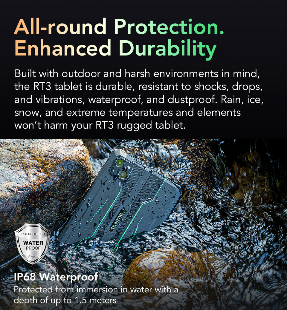 OUKITEL RT3 Plus Rugged Tablet - Thumbnail 5