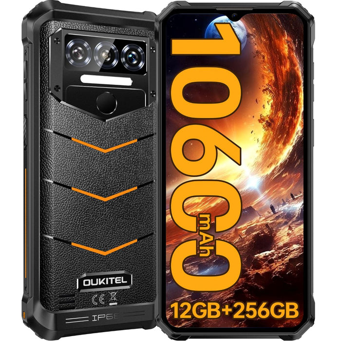 Oukitel WP38 Rugged Phone 10600mAh Battery 12GB+256GB NFC
