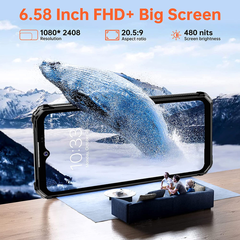 Oukitel WP22 6,5 Zoll 10000 mAh Akku Android 13 Lautsprecher 