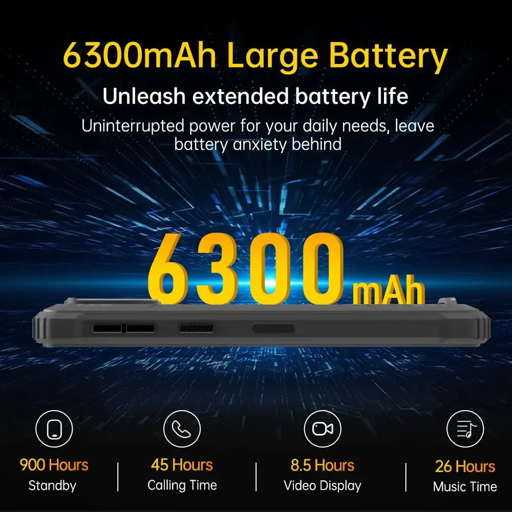 OUKITEL WP32 Android 13 Outdoor Mobile Phone 12GB + 128GB (1TB OUKITEL WP32 Android 13 Outdoor Mobile Phone 12GB + 128GB (1TB