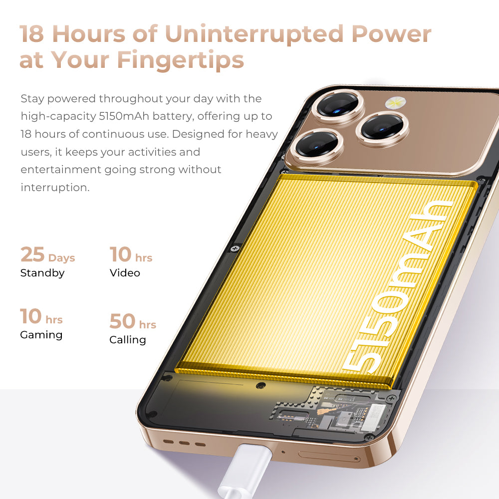 OUKITEL P1 Pro-EV 6.7-inch 5150mAh Battery 8.2mm Ultra-thin Body Smart