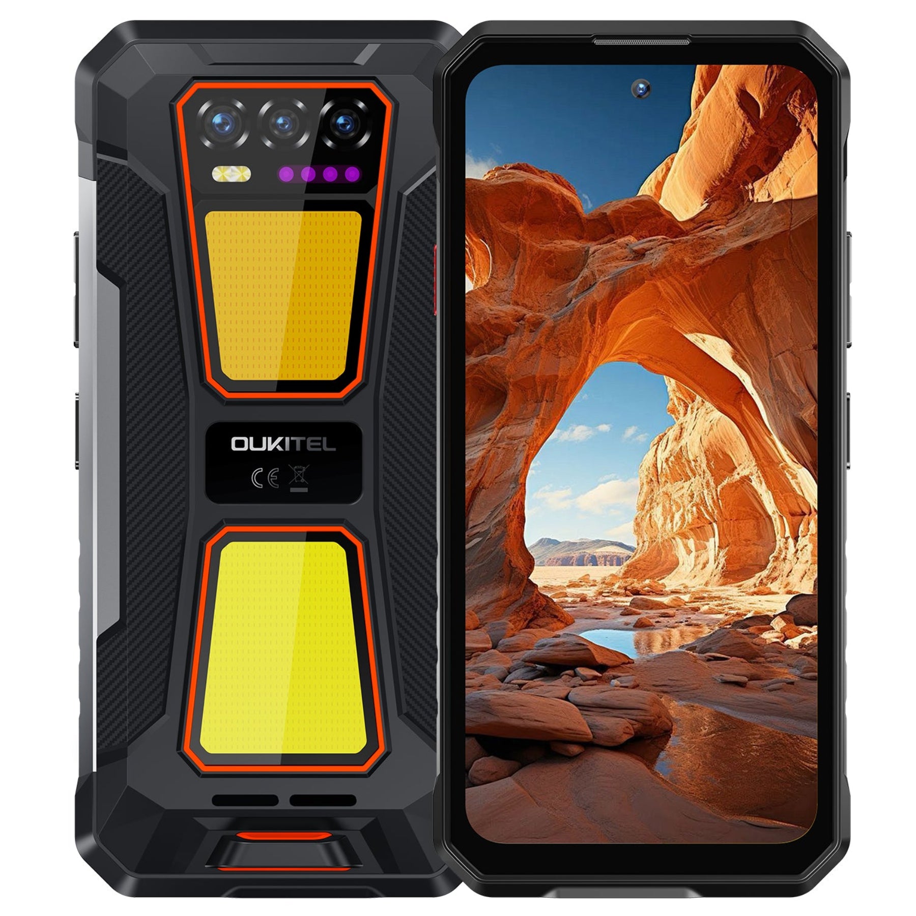 OUKITEL WP58 Pro タフネススマホ 5G 512GB 技適あり OUKITEL WP58 Pro 5G Rugged Phone 6.7-inch 10,000mAh Battery 64MP