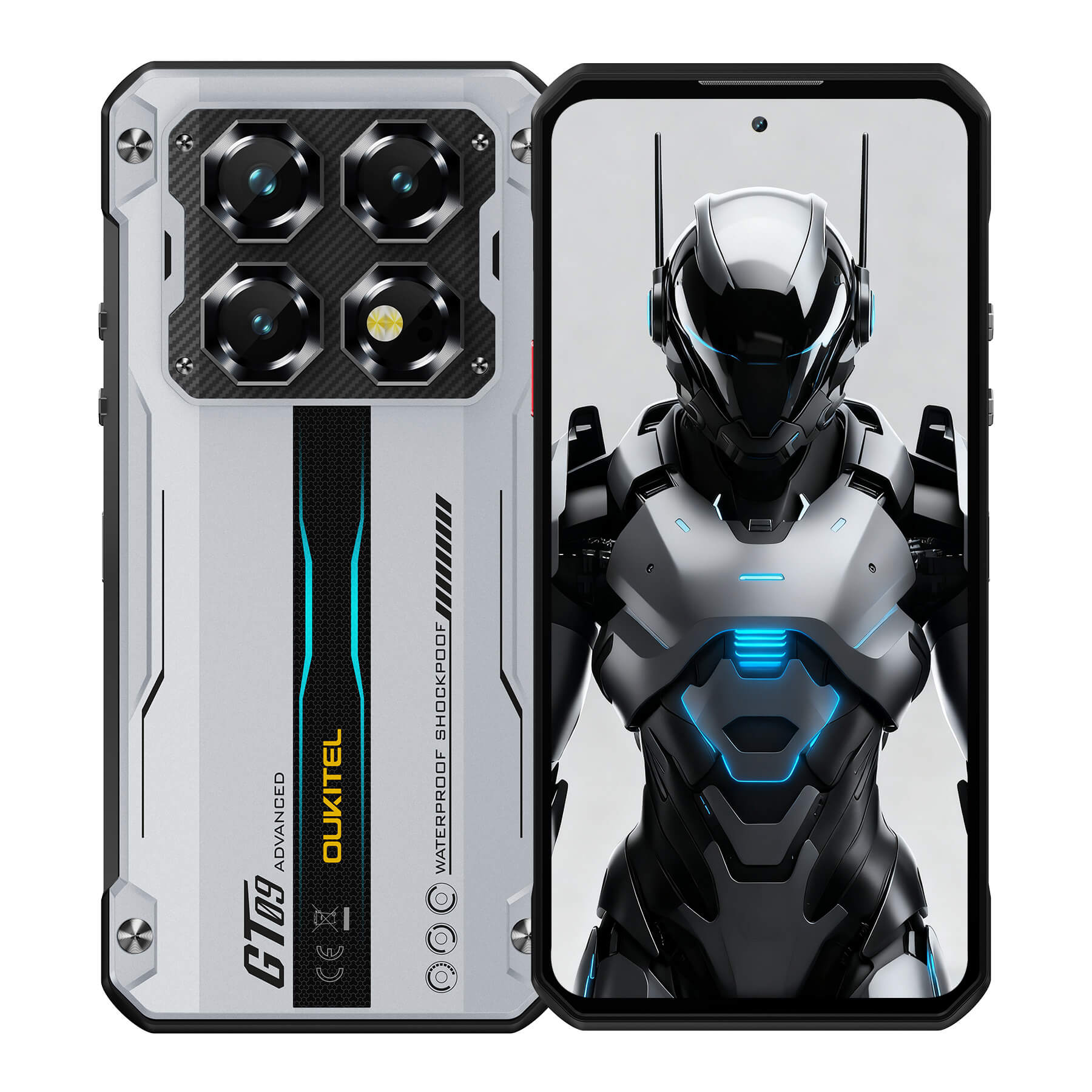 OUKITEL WP60 シルバー Oukitel WP60 5G Rugged Phone 7.2'' HD+ Display 10,000mAh Big
