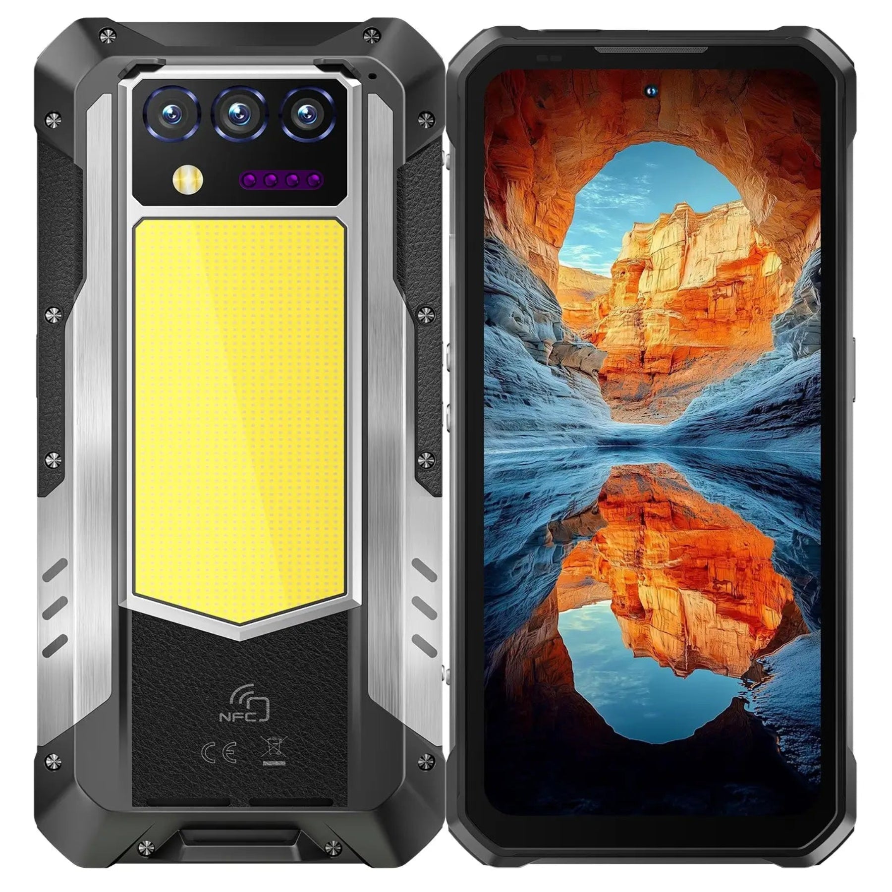 スマートフォン本体 OUKITEL WP100 Titan Oukitel WP100 Titan 5G Rugged Phone 6.8-inch 120Hz 33000mAh Big